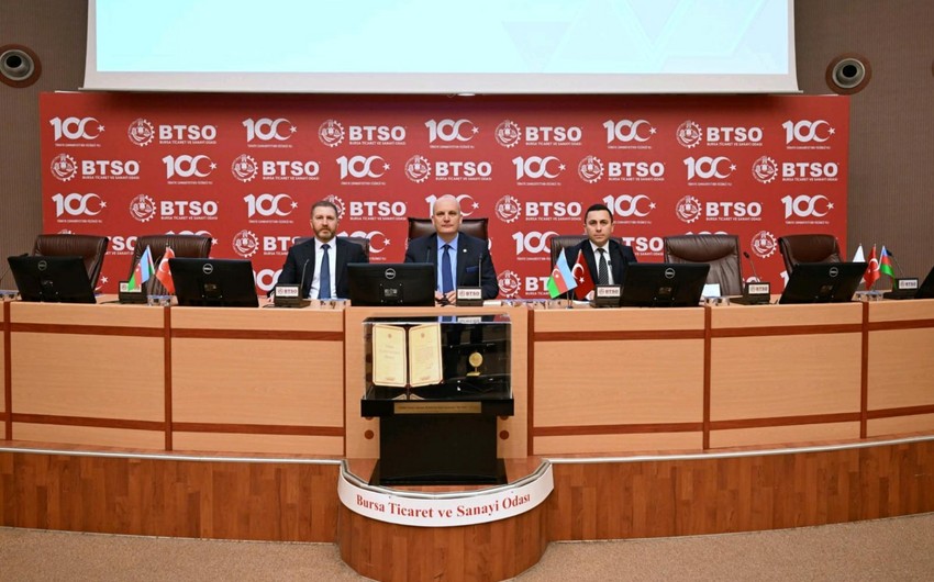Bursada Azərbaycanda investisiya qoymaq imkanları müzakirə olunub