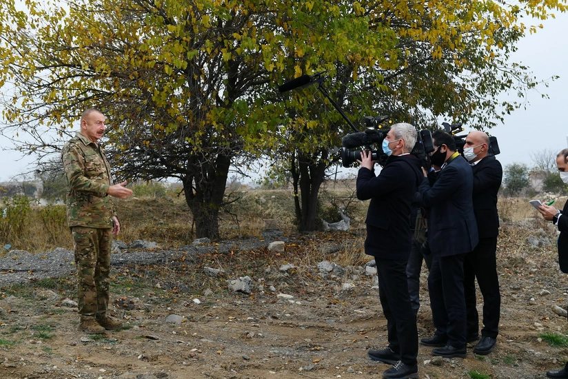 Prezident: Mənfur düşmən Füzuliyə eybəcər ad qoyub