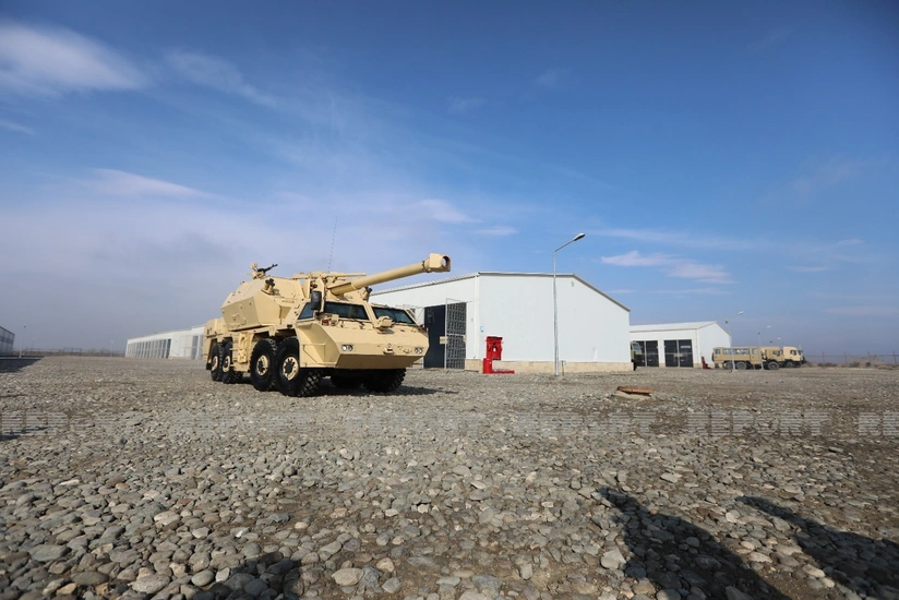 Media representatives visit military units of Missile-Artillery Troops