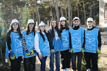 Leyla Aliyeva participates in tree-planting campaign in Baku