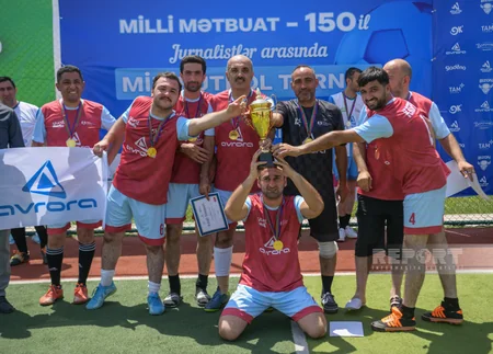 Milli Mətbuat - 150 minifutbol turnirinin qalibi müəyyənləşib