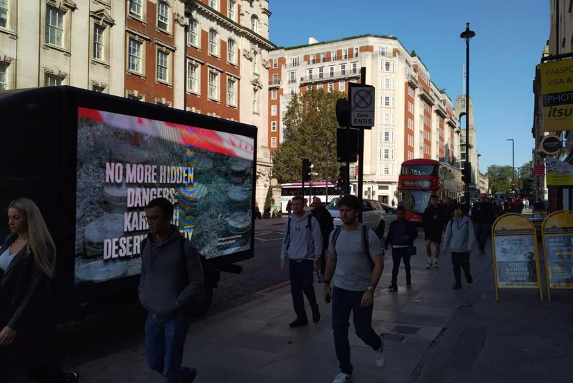 London və Mançesterdə Ermənistanın mina terroru ilə bağlı məlumatlandırma aksiyası təşkil edilib