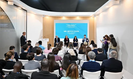 Leyla Aliyeva participates in discussions on youth environmental literacy at COP29