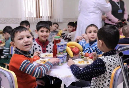 Heydər Əliyev Fondunun təşəbbüsü ilə kimsəsiz və xüsusi qayğıya ehtiyacı olan uşaqlar üçün Novruz şənlikləri keçirilib