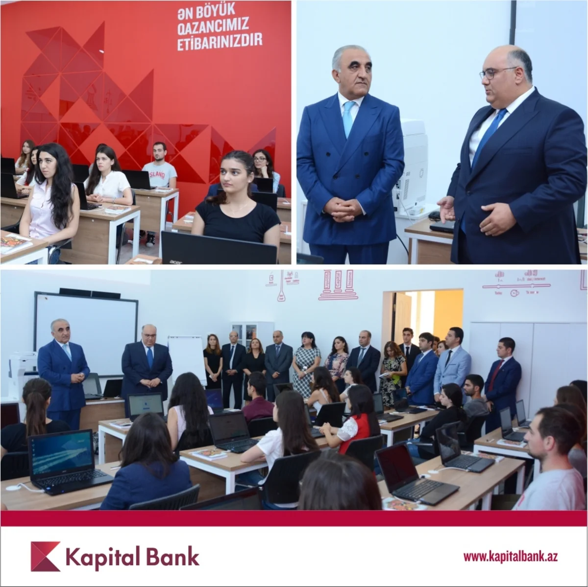 “Kapital Bank”ın dəstəyi ilə İqtisad Universitetində “İnnovativ Bankçılıq” otağı yaradılıb