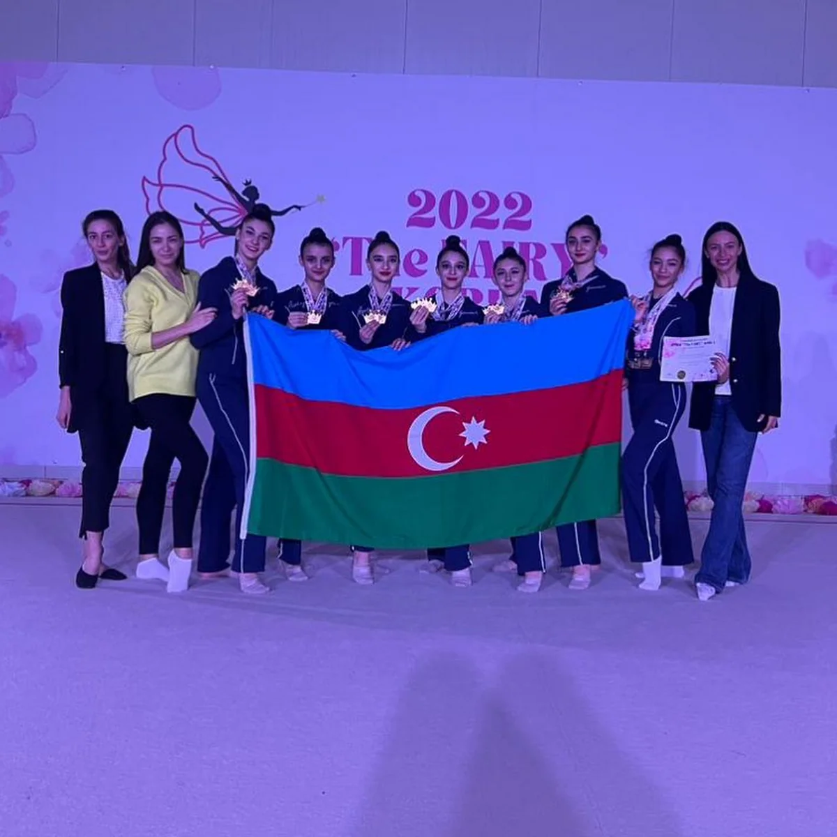 Bədii gimnastlarımız “The Fairy Korea” beynəlxalq turnirində uğurla çıxış ediblər