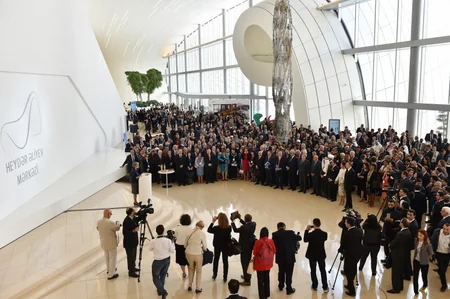 President Ilham Aliyev attended the opening of the 3rd World Forum on Intercultural Dialogue - PHOTOS