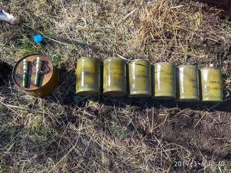 Qazaxda 1 top mərmisi və 6 mina tapılıb