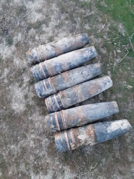 Xızıda 59 ədəd top mərmisi aşkarlandı - FOTO