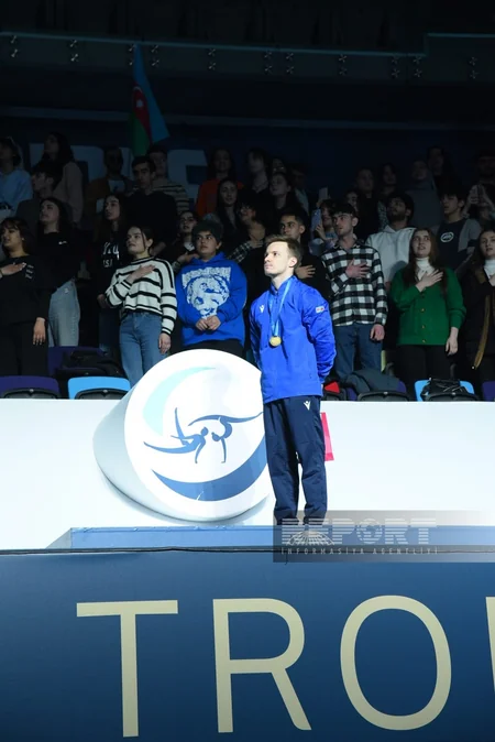 İdman gimnastikası üzrə Dünya Kubokunun qalibləri mükafatlandırılıb