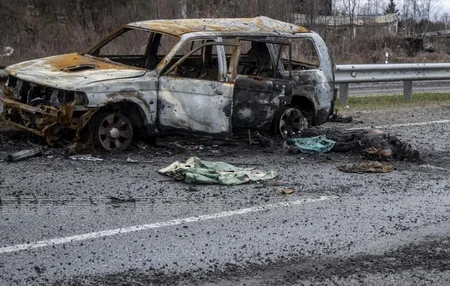 Photos from Ukraine's liberated Kyiv Region