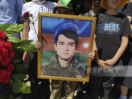 Şəkidə Birinci Qarabağ müharibəsinin şəhidi Səbuhi Süleymanov dəfn edilib - YENİLƏNİB