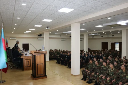 Hərbi Prokurorluq DTX ilə birgə Ulu Öndərin 100 illik yubileyi münasibətilə tədbir keçirib