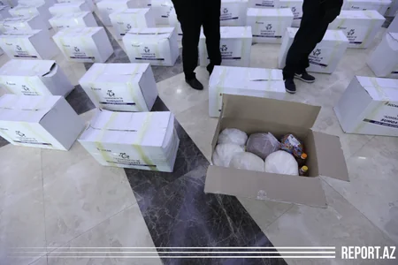 SOCAR Sumqayıtdakı aztəminatlı ailələrə və ahıl vətəndaşlara ərzaq yardımı edir - VİDEO