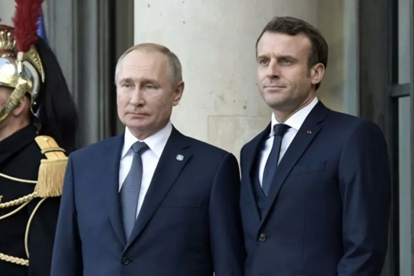 Путин и Макрон обсудили транзит газа через Украину