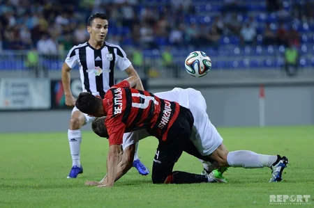 FC Neftchi plays goalless draw with Shkendija - PHOTO REPORT