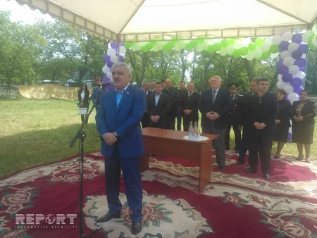 Şəki rayonunun Aşağı Göynük kəndinə qaz verilib - FOTO