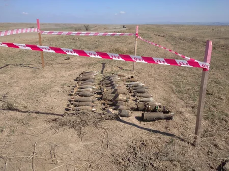 ANAMA 175 partlamamış hərbi sursat və 2 dron aşkarladı