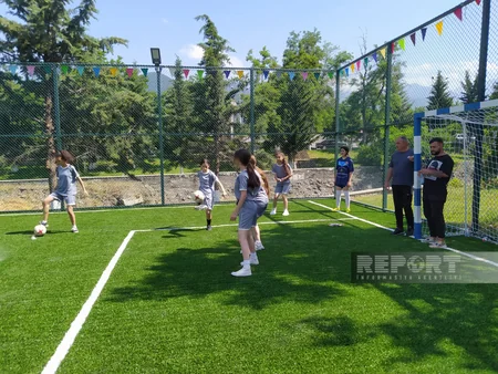 Zaqatalada Sağlam məhəllə idman zonası istifadəyə verilib