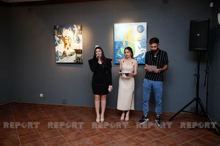Tbilisidə azərbaycanlı rəssamın mifologiya mövzusunda sərgisi açılıb