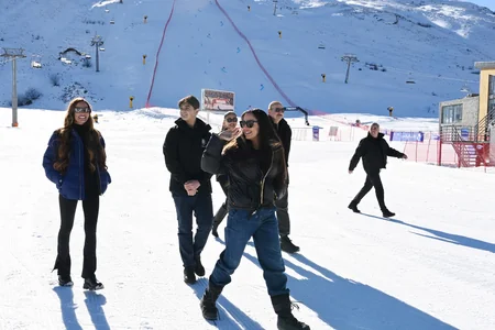 Prezident Şahdağ Turizm Kompleksindəki “Lakeside” hotelində aparılan işlərlə və “Xizək klubu” binasının tikintisi ilə tanış olub - YENİLƏNİB-2