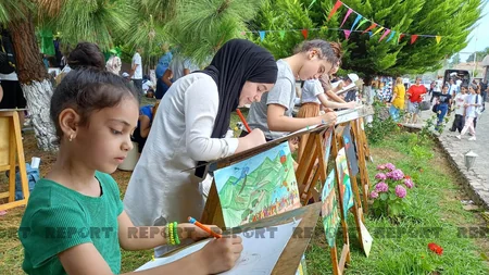 Lənkəran məktəblilərinin yay festivalı keçirilib