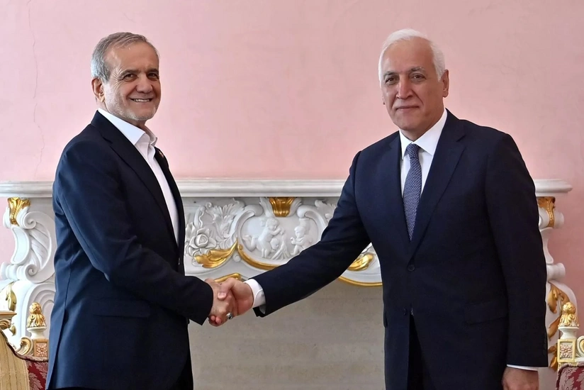 Ermənistan və İran prezidentləri regionda kommunikasiyaların açılmasını müzakirə ediblər