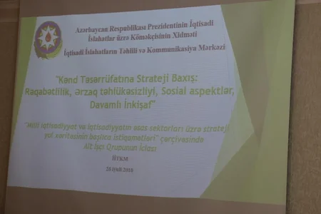 ​Azərbaycanda aqrar sahənin inkişafı ilə bağlı təkliflər hazırlanır