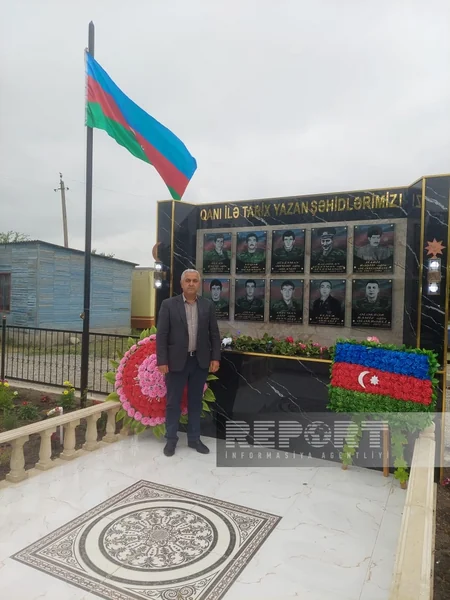 Tərtərdə şəhidlərin xatirəsinə bulaq abidə kompleksi inşa edilib