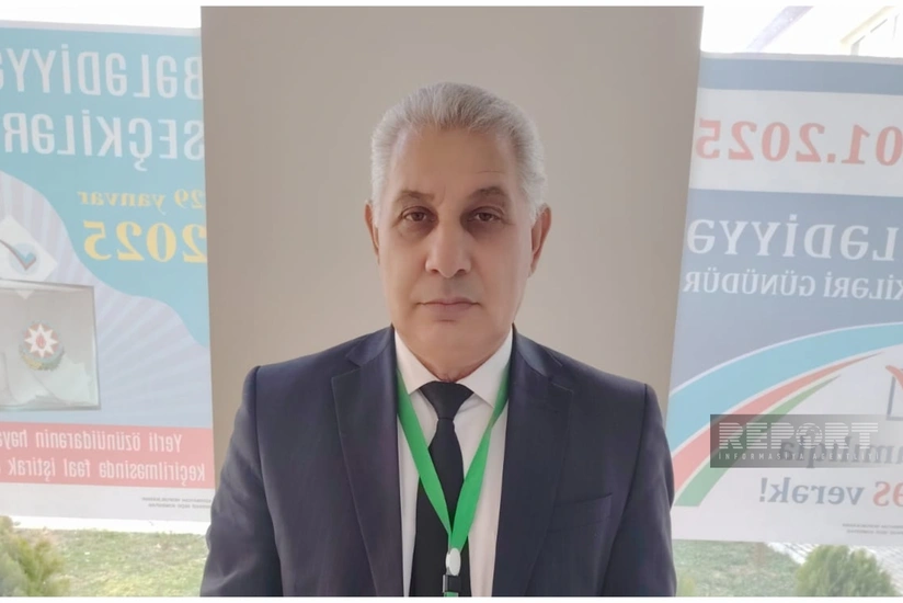 Məntəqə sədri: Seçicilərin sərbəst səs vermələri üçün bütün şərait yaradılıb