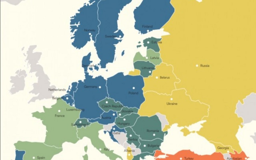 Azerbaijan in world ranking for knowlegde of English language