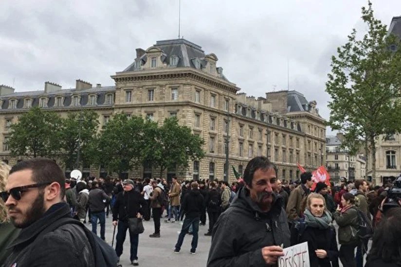 В Париже завершилась акция протеста