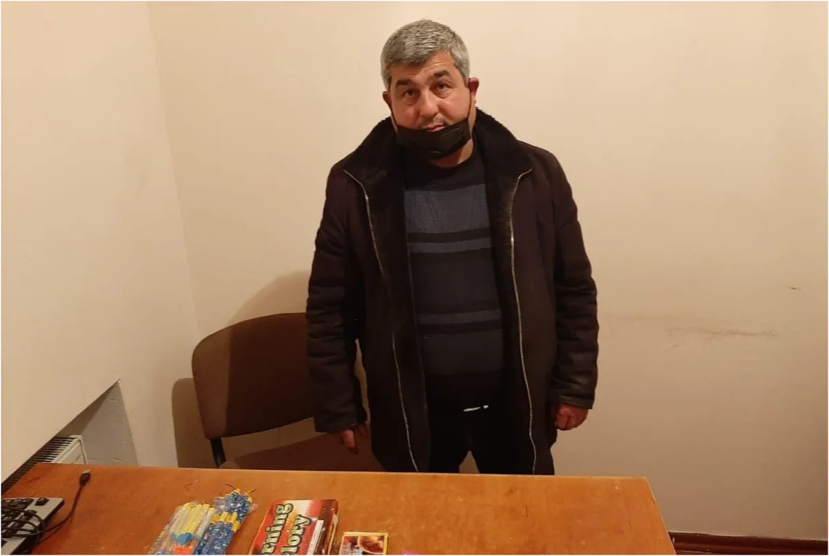 Şamaxı və Qaxda pirotexniki vasitələr satan şəxslər saxlanılıb