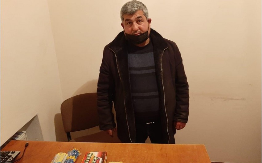 Şamaxı və Qaxda pirotexniki vasitələr satan şəxslər saxlanılıb