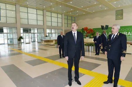 Prezident İlham Əliyev Sumqayıt Dəmir Yolu Vağzalı Kompleksinin açılışında iştirak edib - ƏLAVƏ OLUNUB