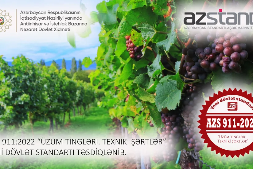 Azərbaycanda üzüm tingləri ilə bağlı yeni dövlət standartı təsdiq edilib