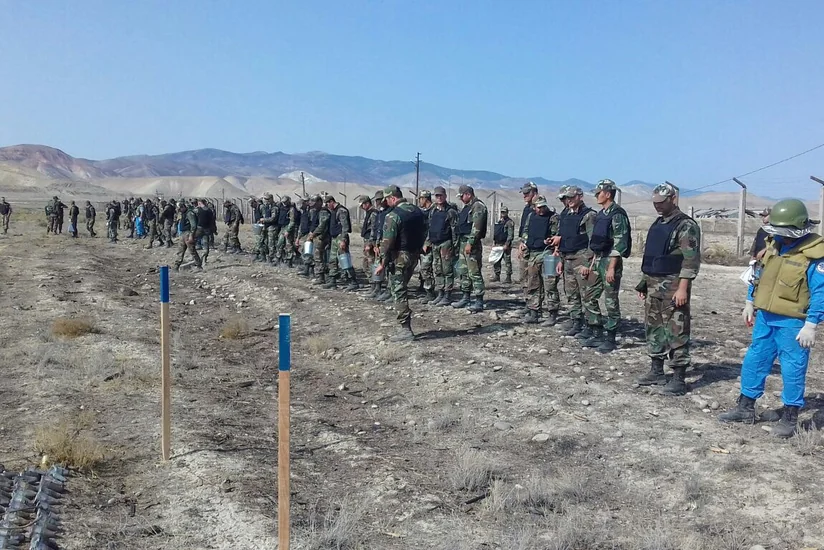 Giləzi və Sitalçayda 1 147 ədəd partlamamış hərbi sursat tapılıb