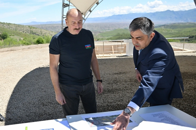 Foundation stone laid for hotel complex in Zangilan