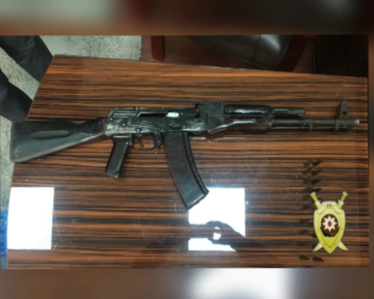 Bakıda avtomat silah satmaq istəyən şəxs saxlanılıb