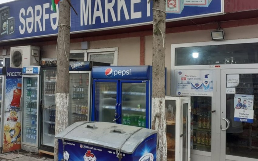 Şirvanda marketlərdən birində istehlaka yararsız məhsullar aşkar olunub