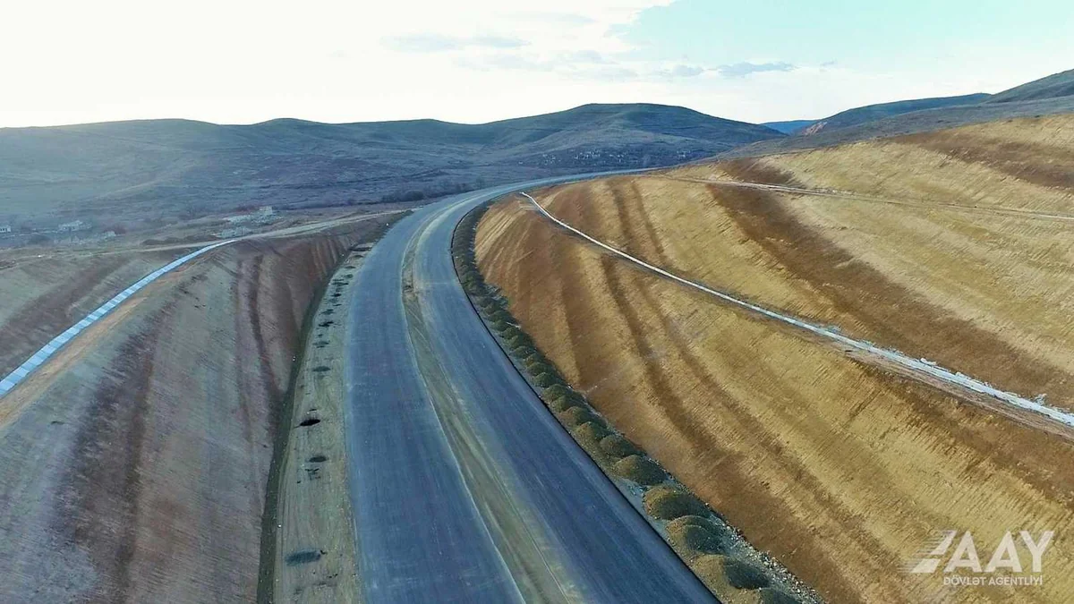 Füzuli-Hadrut avtomobil yolunun tikintisi yekunlaşır