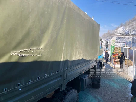 Сегодня по дороге Ханкенди-Лачын беспрепятственно проехали 24 автомобиля миротворцев