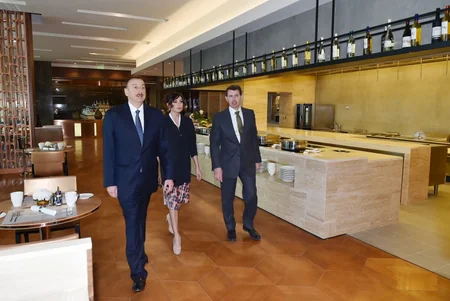 ​Prezident İlham Əliyev “İnturist” hotelinin açılışında iştirak edib