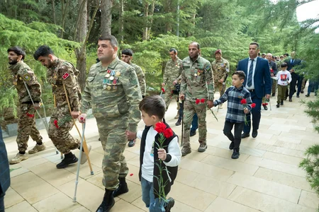 Bakıda Vətən müharibəsi qazilərinin iştirakı ilə Zəfər avtoyürüşü keçirilir