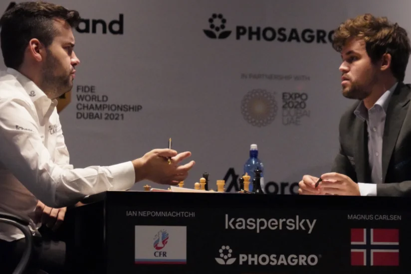 Carlsen, Nepomniachtchi agree to share World Blitz title