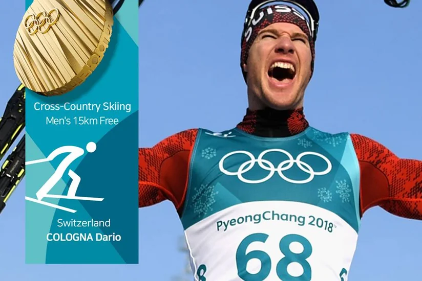 Swiss skier wins cross-country gold in Pyeongchang