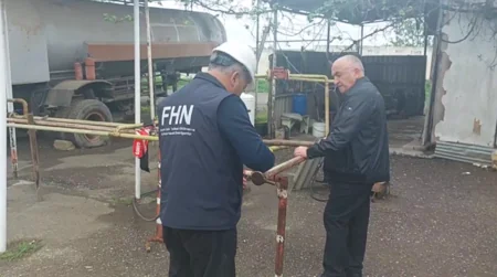 В Товузе приостановлена деятельность газозаправочной станции