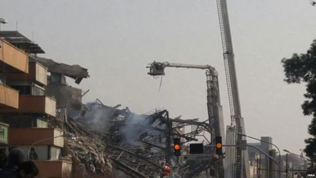 Death toll now reaches 50 at high-rise building's collapse in Tehran - VIDEO - UPDATED