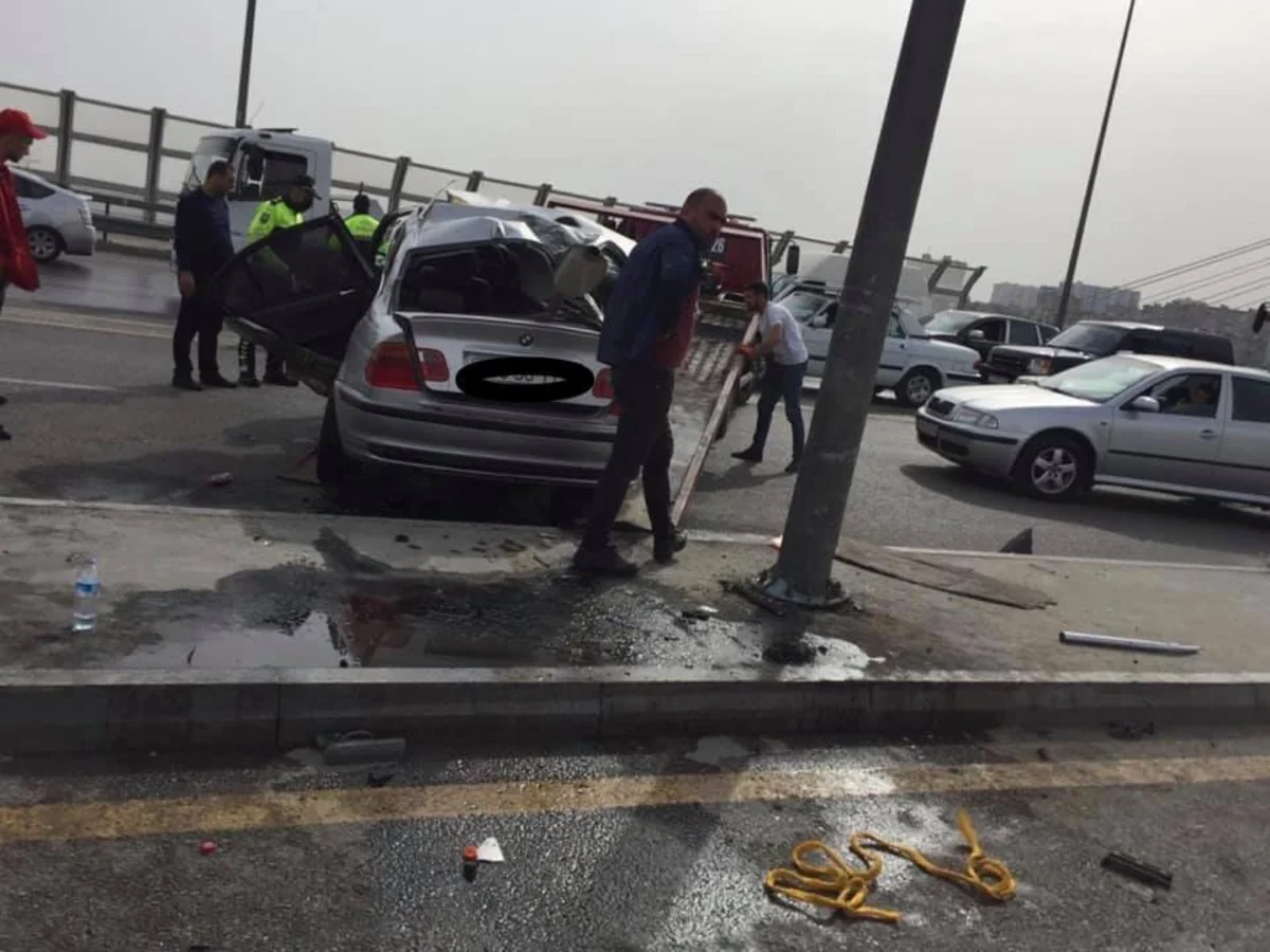 Bakıda yol qəzası baş verib