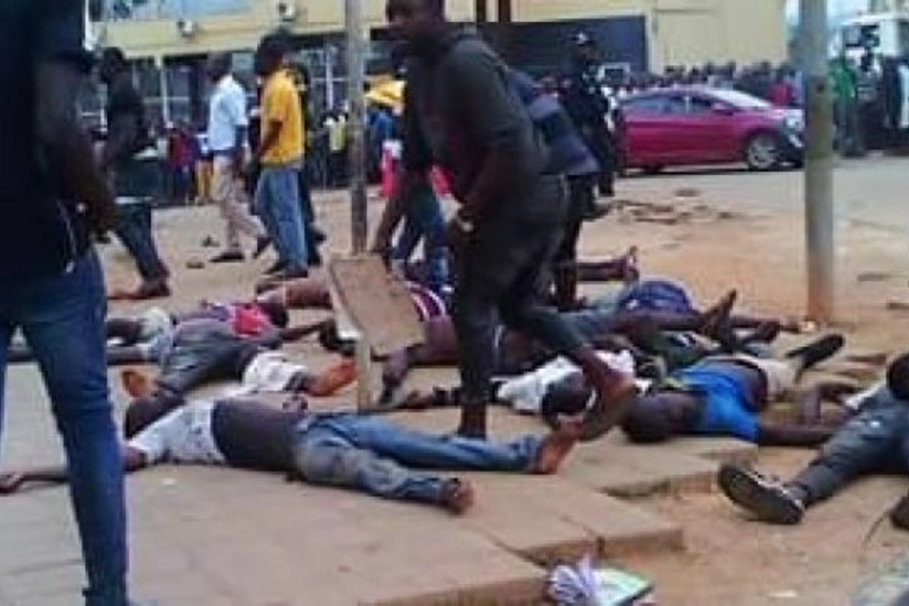 Anqolada stadionda basırıq zamanı 17 nəfər ölüb - VİDEO